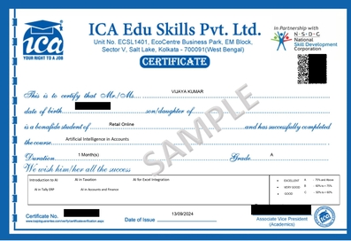 ICA + NSDC Certificate