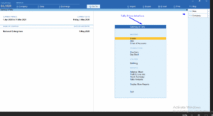 Tally Prime Interface 