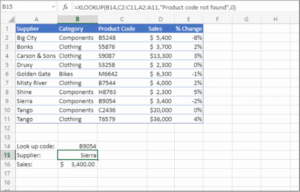 Xlook up Application 