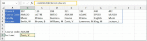 Hlookup Function 