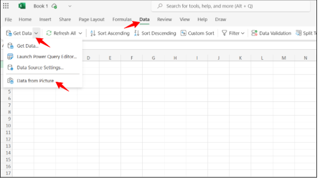 extract data from images