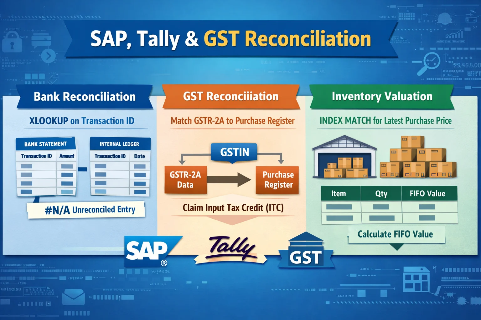 Industry Use Case: SAP, Tally, and GST Reconciliation