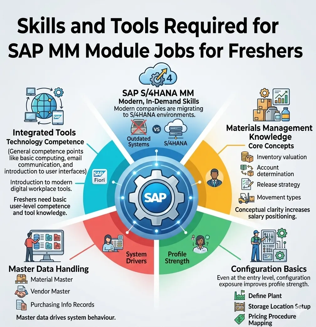 Skills and tools for Jobs in SAP MM module for freshers