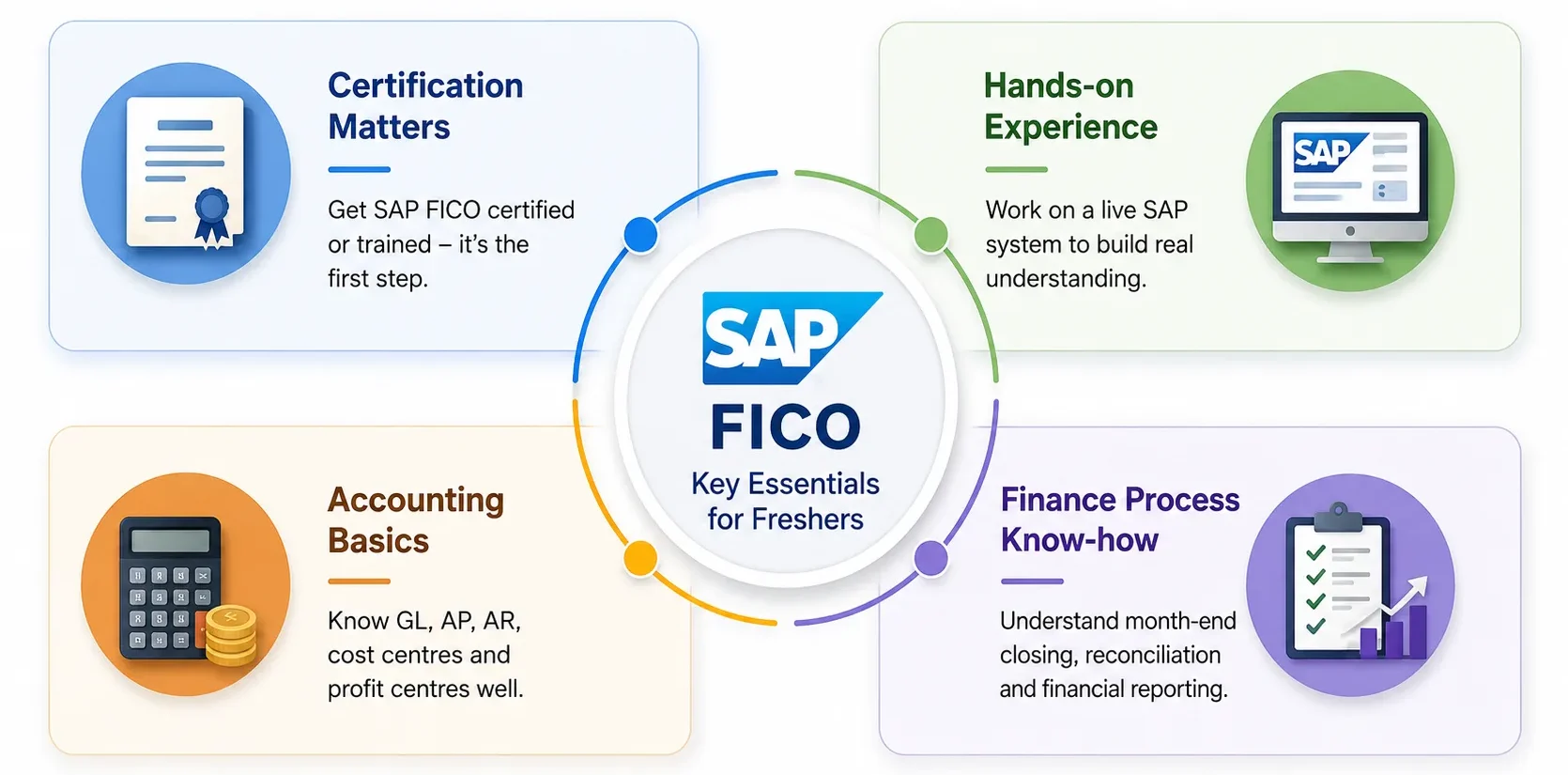 What actually gets you hired as fresher in sap fico