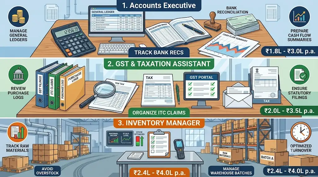 Job Roles and Salaries for Certified Tally Professionals